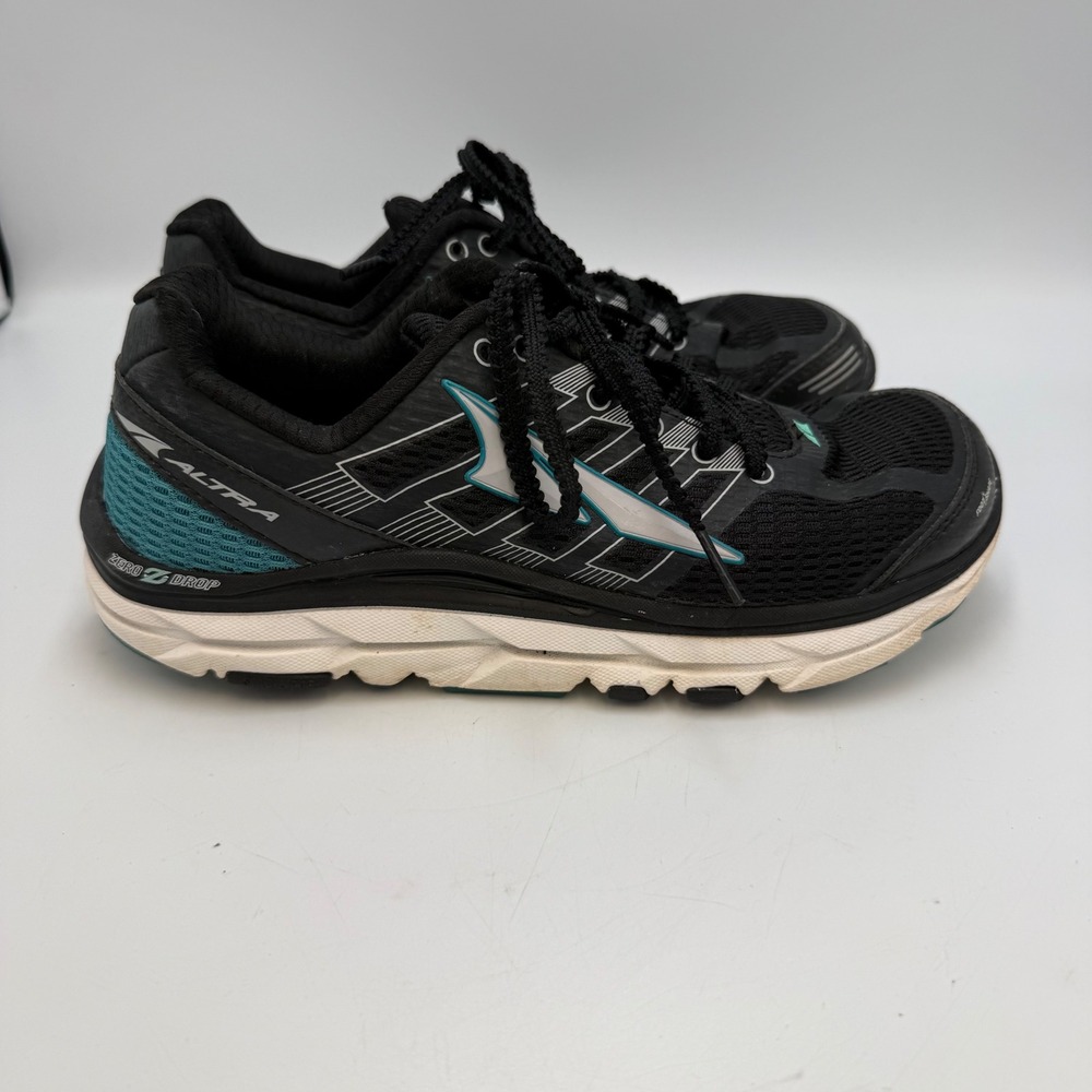 Altra Provision 3.0 Womens Running Shoes Black Teal Zero Drop 6.5 Trail Hiking